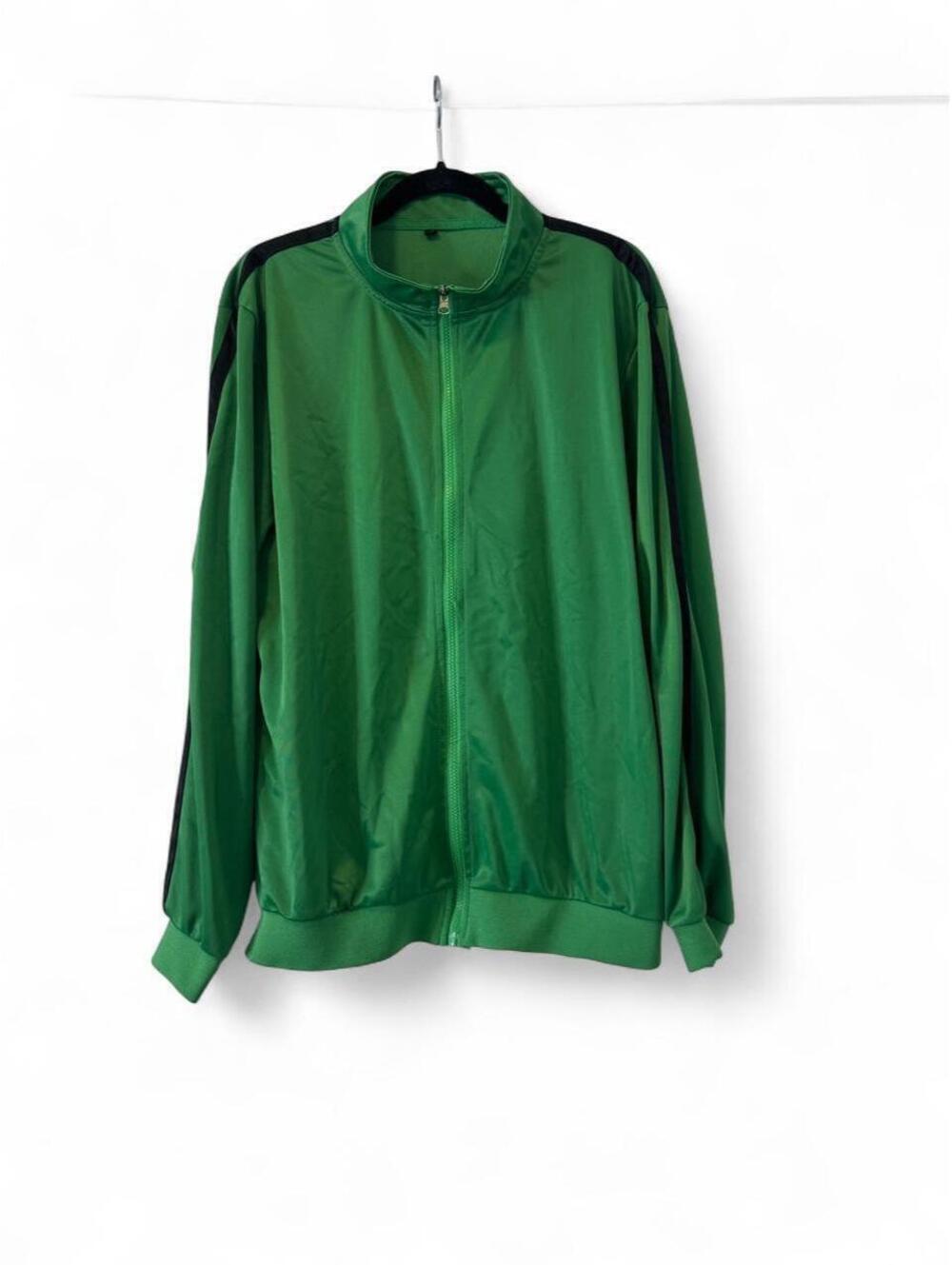 Green track jacket